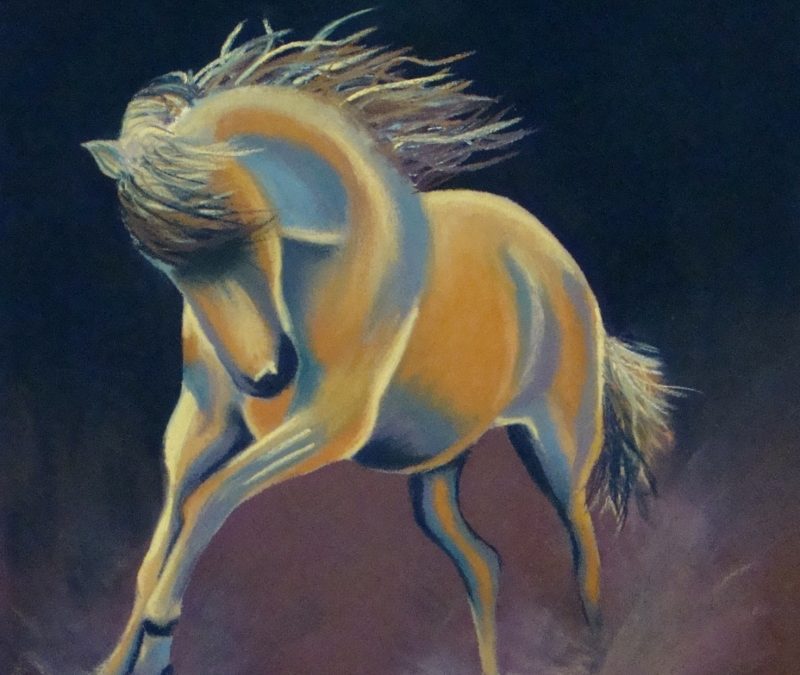 Horses in Pastel